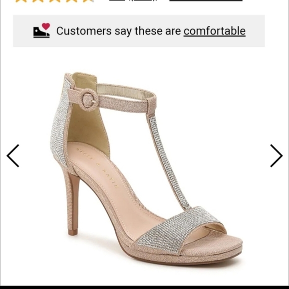 Kelly & Katie Shoes - DSW rhinestone 4" heels
